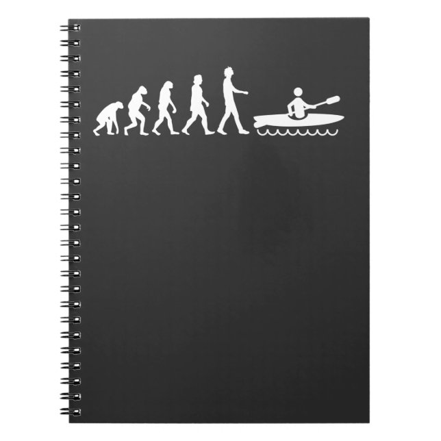 Kayaking Evolution Notebook (Front)