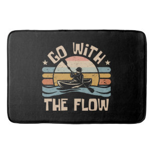 kayaking-funny bath mat