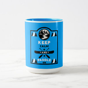 Kayaking Gifts For Outdoors Lovers Two-Tone Coffee Mug