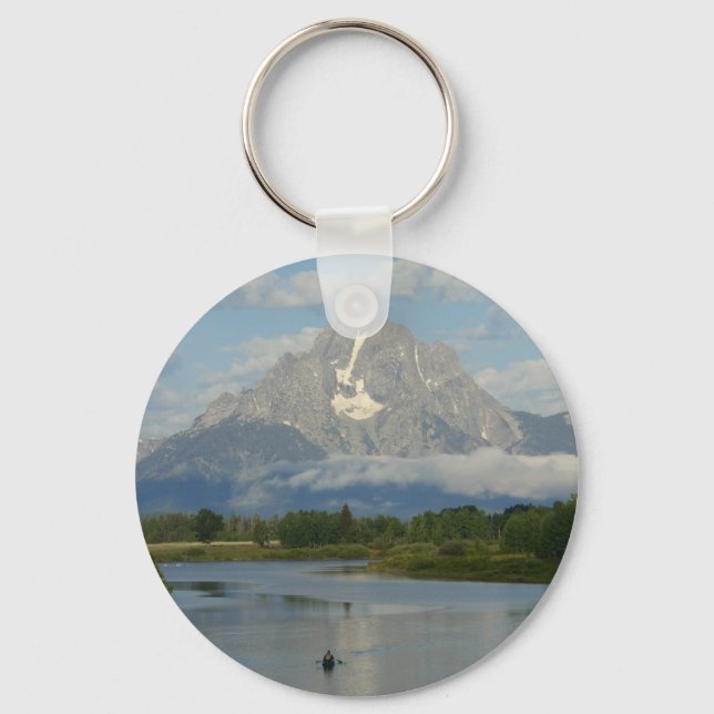Kayaking in Grand Teton National Park Key Ring (Front)