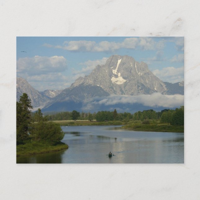 Kayaking in Grand Teton National Park Postcard (Front)