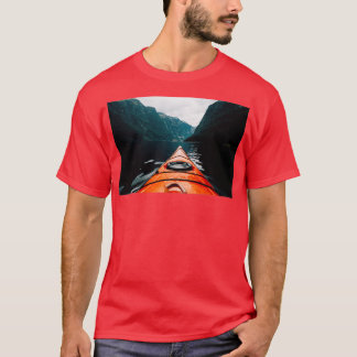 Kayaking in Norway fjord  T-Shirt