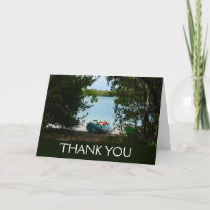 Kayaking in St. Thomas Thank You Card