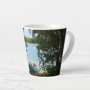 Kayaking in St. Thomas US Virgin Islands Latte Mug