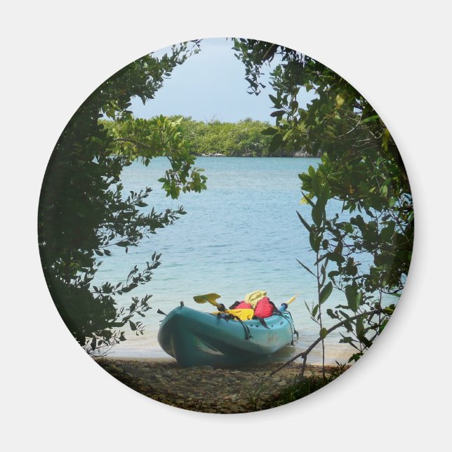 Kayaking in St. Thomas US Virgin Islands Magnet (Front)