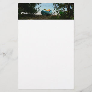 Kayaking in St. Thomas US Virgin Islands Stationery