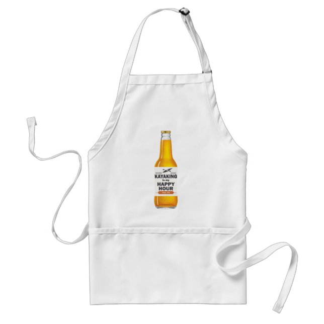 Kayaking Is My Happy Hour Standard Apron (Front)