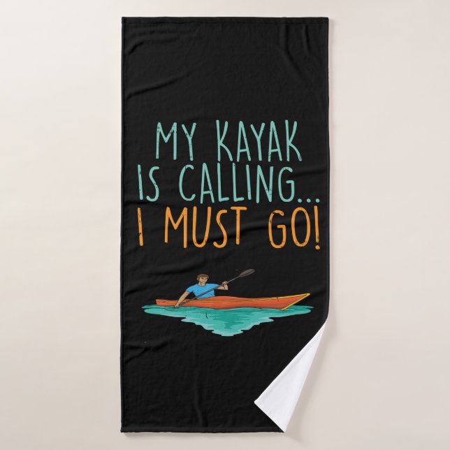 Kayaking Kayak Gift Bath Towel (Bath Towel)
