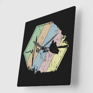 Kayaking Kayak Gift Square Wall Clock