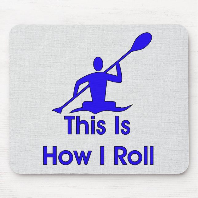 Kayaking Mouse Pad (Front)