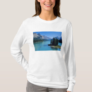 Kayaking on Maligne Lake at Spirit Island T-Shirt