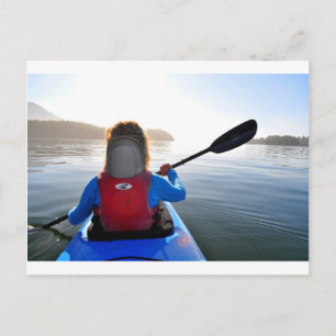 Kayaking on Vancouver Island Postcard