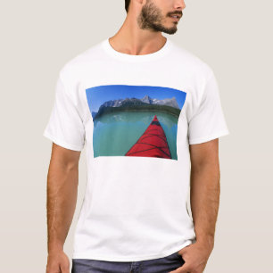 Kayaking on Waterfowl Lake below Howse Peak T-Shirt