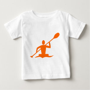 Kayaking - Orange Baby T-Shirt