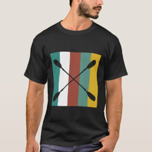 Kayaking Rowing Retro Colours T-Shirt
