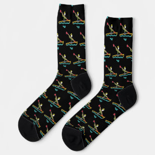 Kayaking Stickman Socks