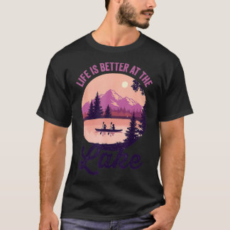 Kayaking Summer Vacation Life is better at the la T-Shirt