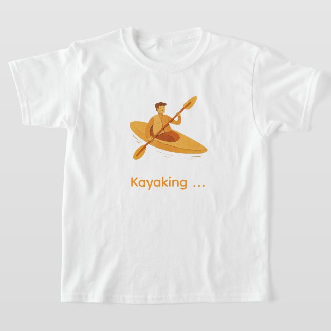 Kayaking T-Shirt (Laydown)