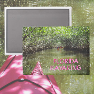 Kayaking Through the Mangroves Florida Adventure Magnet