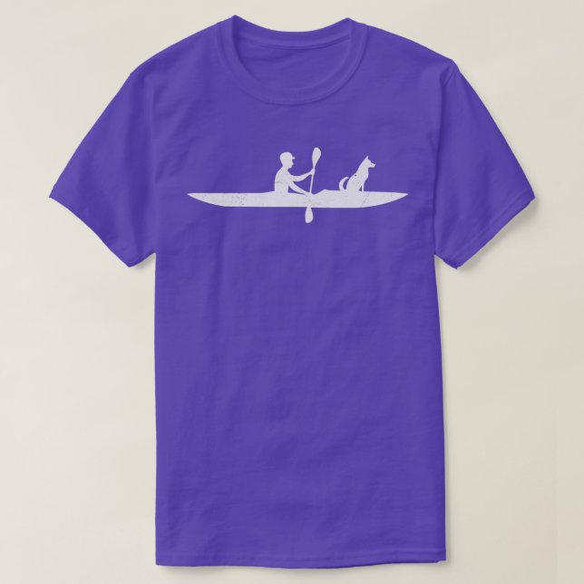 Kayaking with dog Funny Kayak Lover Gift Idea  (2) T-Shirt (Design Front)