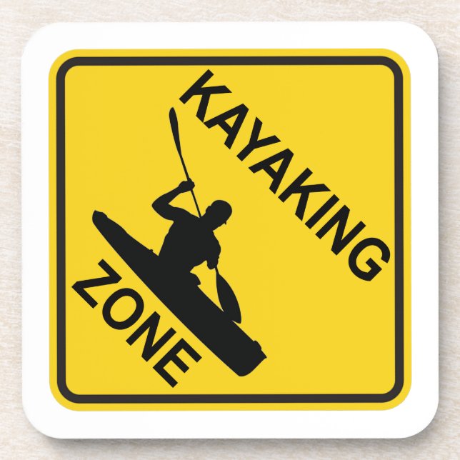 Kayaking Zone Coaster (Front)