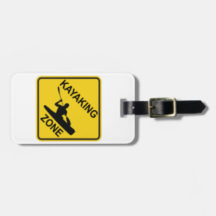 Kayaking Zone Luggage Tag