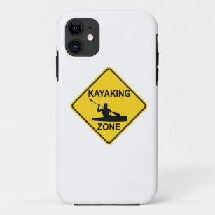 Kayaking Zone Road Sign Case-Mate iPhone Case