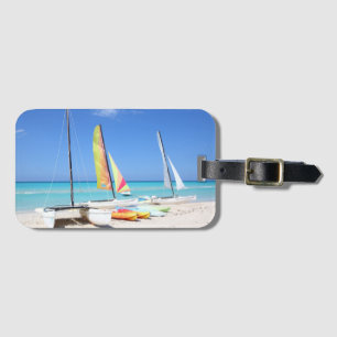 Kayaks, Catamarans And Kayaks Cuban Beach Luggage Tag