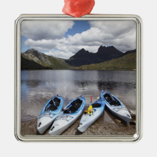 Kayaks, Cradle Mountain and Dove Lake, Cradle Metal Tree Decoration