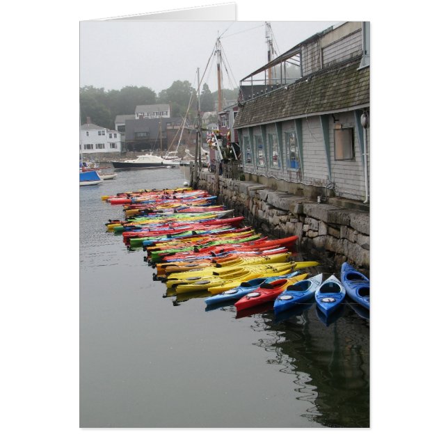 Kayaks In Rockport (Front)