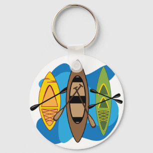 Kayaks Key Ring