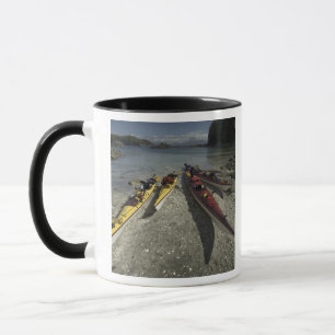 Kayaks on Dicebox Island, Broken Island Group, Mug