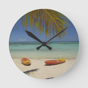 Kayaks on the beach, Plantation Island Resort 2 Round Clock