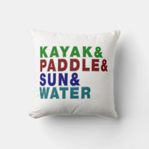 Kayaks & Paddle & Sun & Water - A Kayaking Cushion