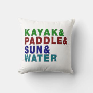 Kayaks & Paddle & Sun & Water - A Kayaking Cushion