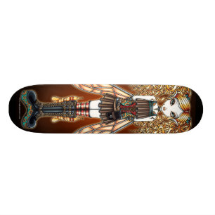 "Kayla" Steampunk Fairy Art Skateboard