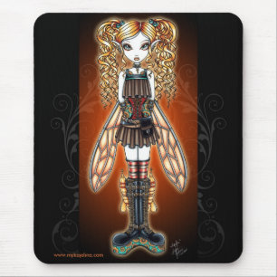 "Kayla" Steampunk Fairy Mouspad Mouse Pad