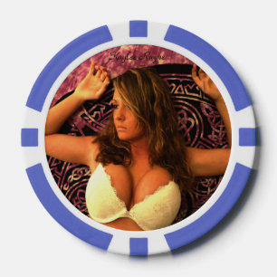 Kaylee Rayne- "Purple Drop" Poker Chips (25 total)