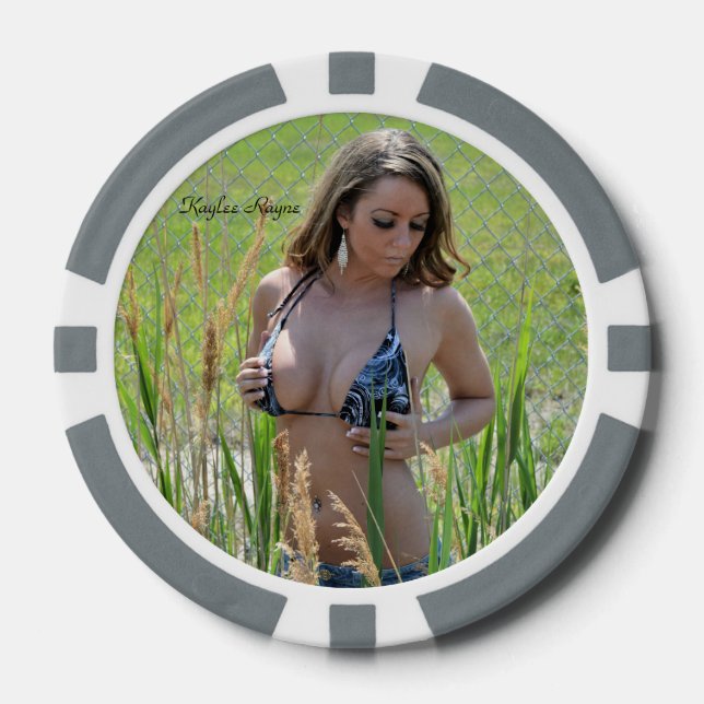 Kaylee Rayne- "Wheat Field" Poker Chips (25 total) (Front)