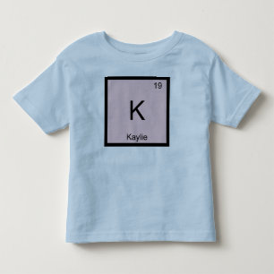 Kaylie  Name Chemistry Element Periodic Table Toddler T-Shirt