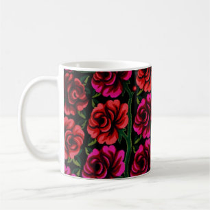Kazakh Floral Carpet Coffee Mug
