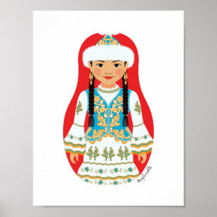 Kazakh Matryoshka Poster