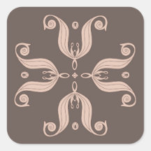 Kazakh tulips pattern 