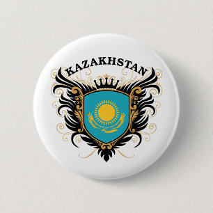 Kazakhstan 6 Cm Round Badge