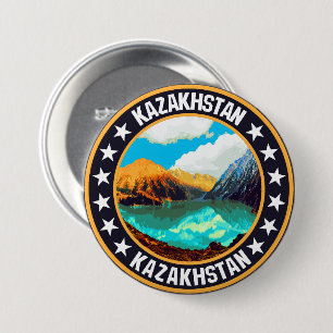Kazakhstan 7.5 cm round badge