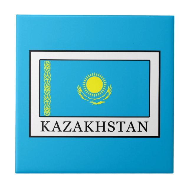 Kazakhstan Ceramic Tile (Front)