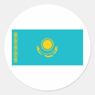 Kazakhstan Classic Round Sticker