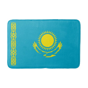 Kazakhstan Flag Bath Mat