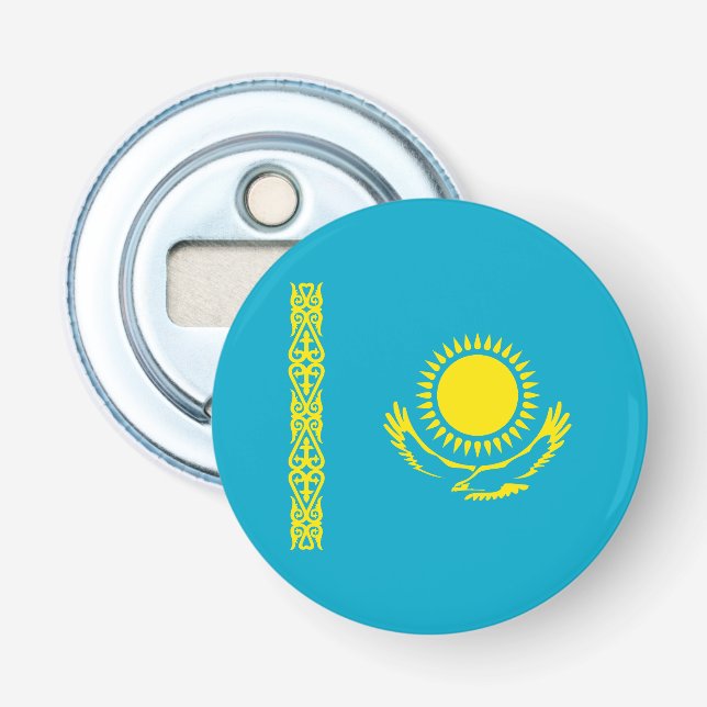 Kazakhstan Flag Bottle Opener (Front)