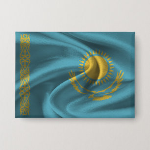 Kazakhstan Flag Button